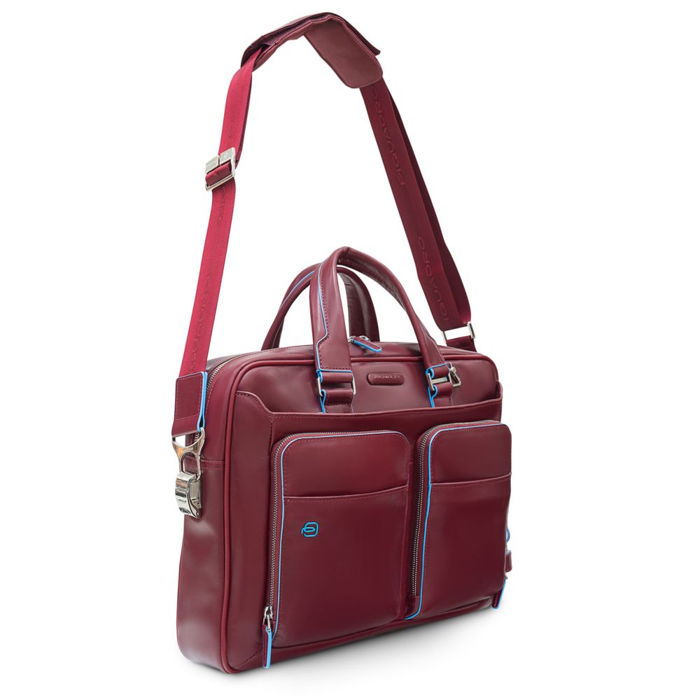 Сумка с отделением для ноутбука Piquadro Blue Square, красная Сумка с отделением для ноутбука Piquadro Blue Square, красная