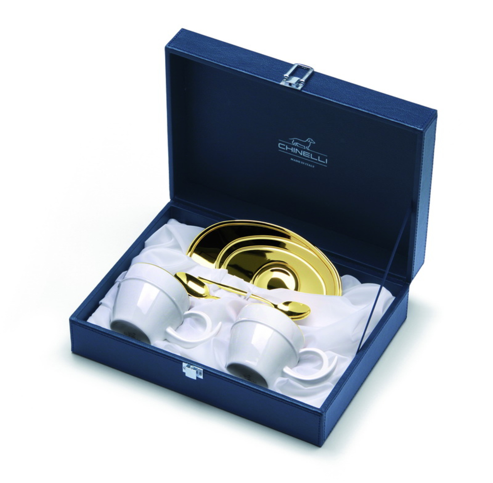 Чайный набор Tea Ricciolo, золотой Чайный набор Tea Ricciolo, золотой