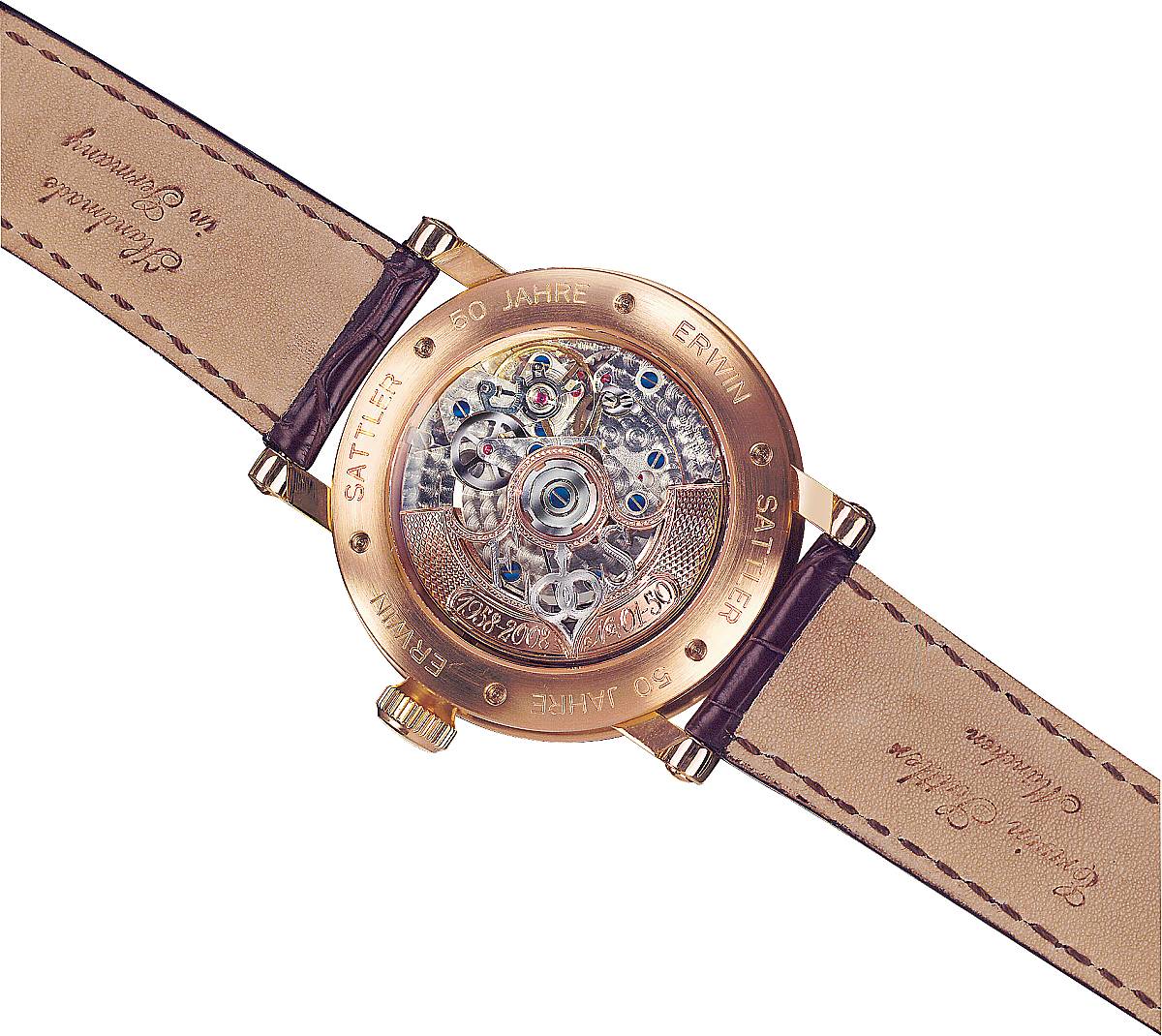 Часовой шедевр: наручные часы, настольные часы, автоподзавод TRILOGIE 10 ROSEGOLD