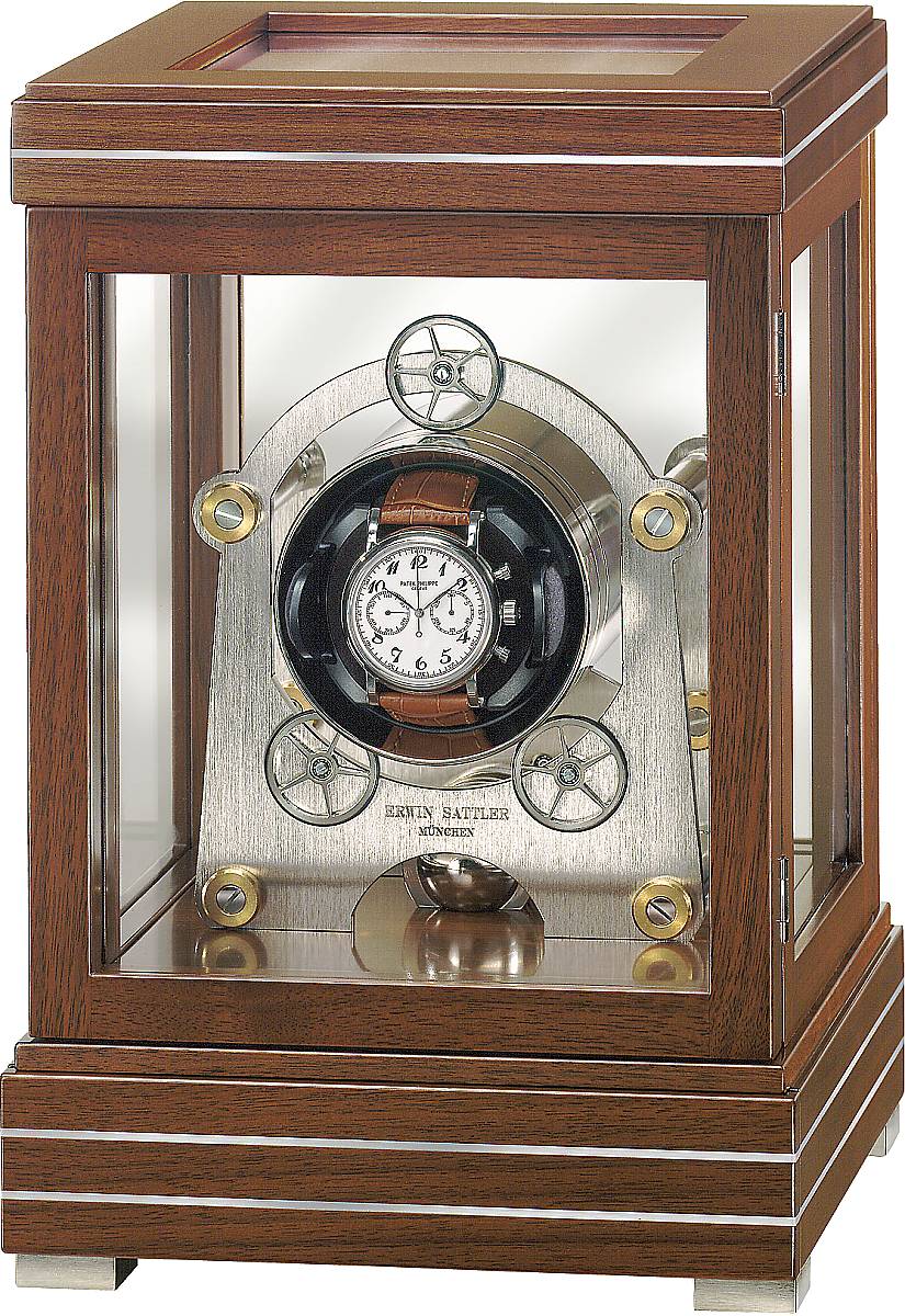 Шкатулка для часов с автоподзаводом ROTALIS I WALNUT