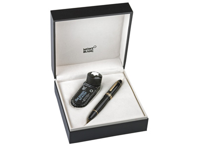 *Набор: ручка перьевая с чернильницей Montblanc