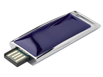 Набор Cerruti 1881: ручка шариковая, флеш-карта USB 2. на 2 Гб «Zoom Blue»