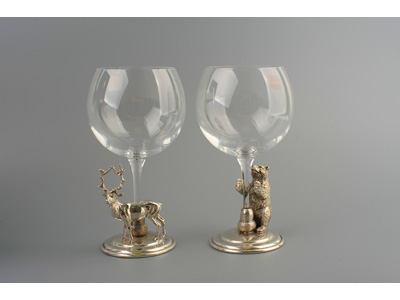 Набор из двух бокалов «За успешную охоту» Набор из двух бокалов «За успешную охоту»