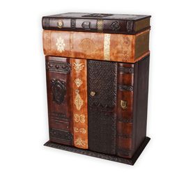 Бар в книжном стиле, бежевый