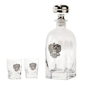 Питейный набор «За Россию!» с серебрением